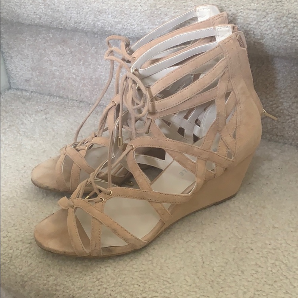 Kenneth Cole Lace Up Wedges